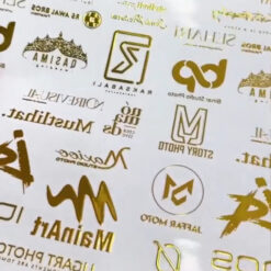 Alternative view of Tem UV DTF Nhũ Vàng